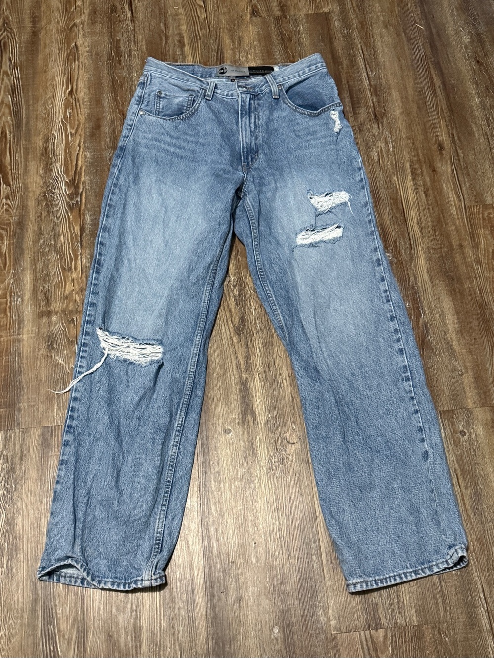 Levi's SilverTab '94 Baggy Straight Leg Jeans Women's 29 Distressed Trendy Fit D